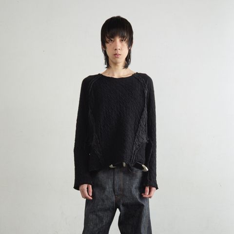 【再販売通知受付可能】Paneled Long Sleeve T Shirt