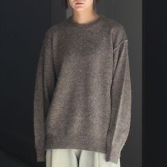 【残りわずか】Wool/Alpaca Knit Crew Neck LS
