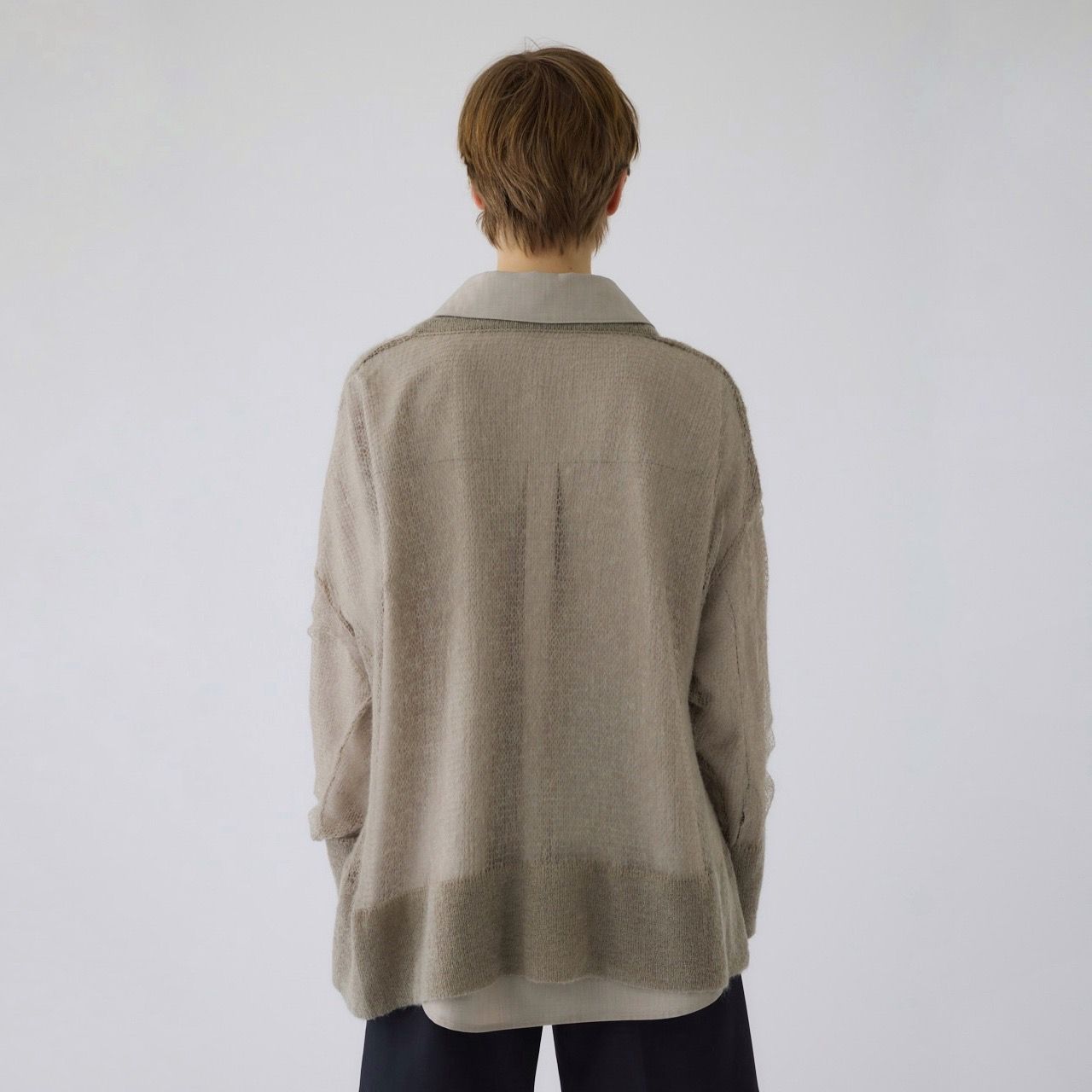RIM.ARK | Low gauge mohair mix knit (KNITWEAR ) |RIM.ARK