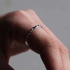 【お取り寄せ注文可能】Multiple Studs Ring_S(SILVER)