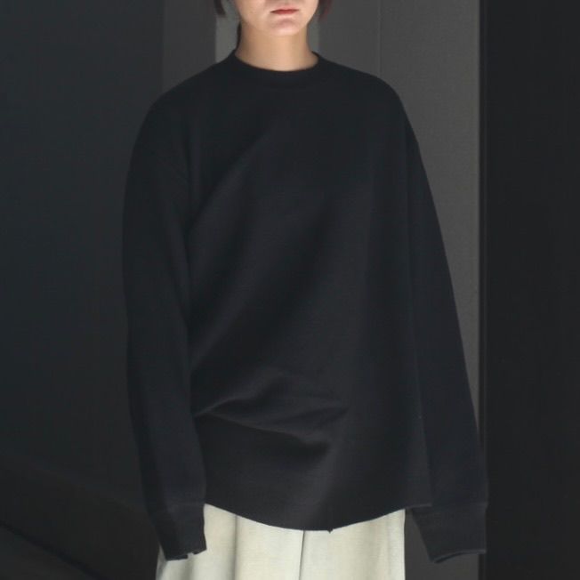【残りわずか】Extra Fine Wool Knit Deformed LS