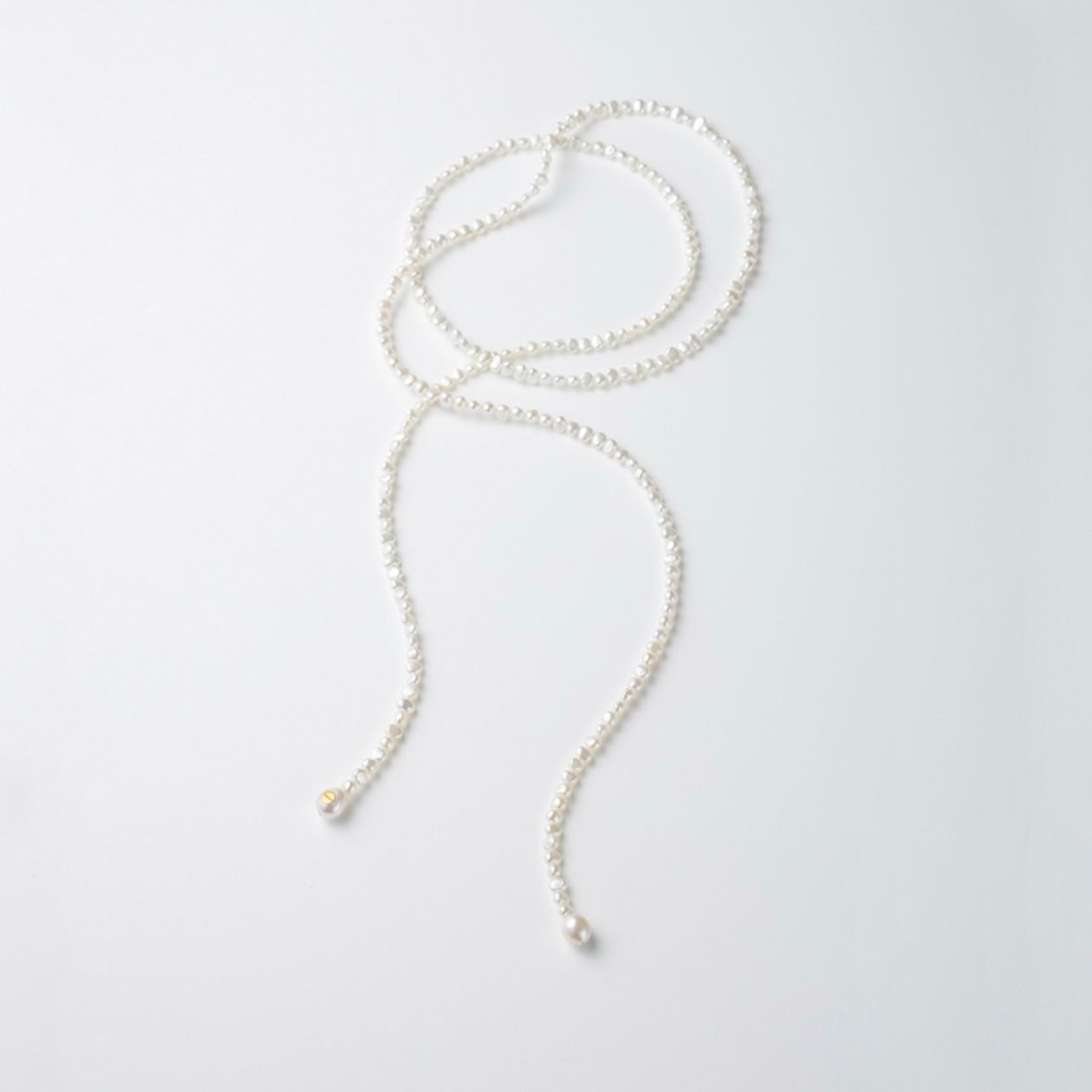 【お取り寄せ注文可能】Baroque Pearl Free Long Necklace 130