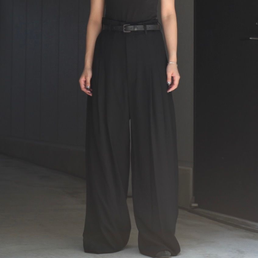 【残り一点】Wool Serge Hi-Waist Trousers
