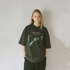 【残り一点】Oversized Garment Dye T-shirt(UTOPIA)