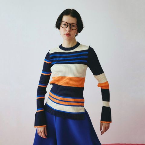 【残り一点】Randam Border Knit Tops