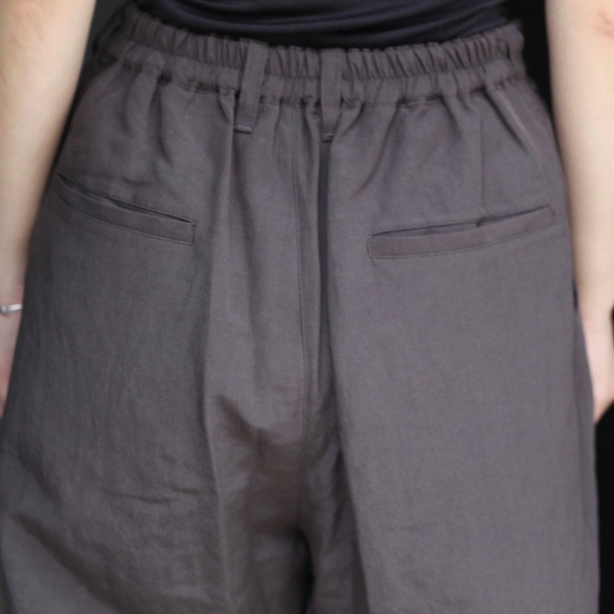 【残り一点】Rayon/Linen Wide Easy Trousers