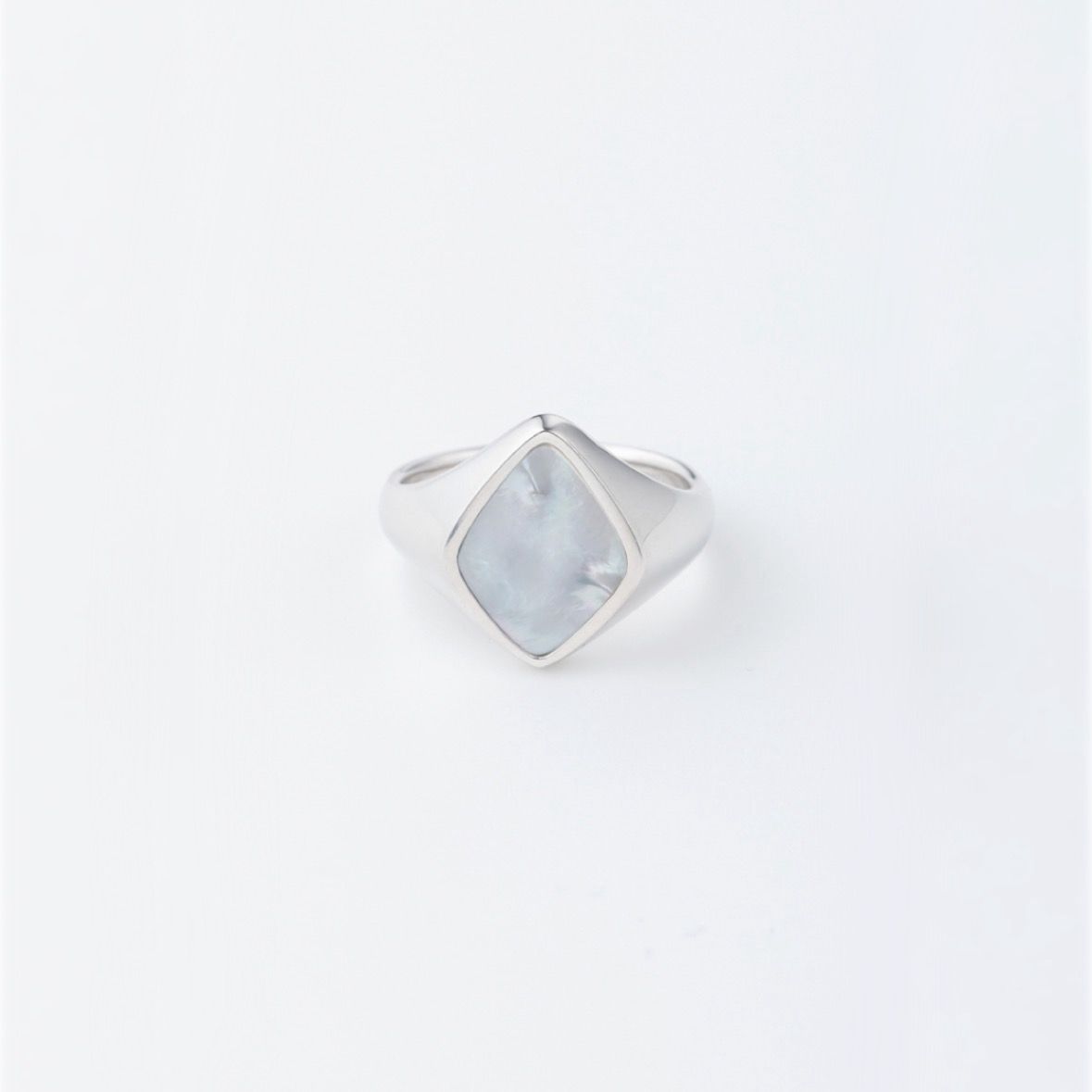 【お取り寄せ注文可能】How Raw Diashape Stone Ring(SILVER)