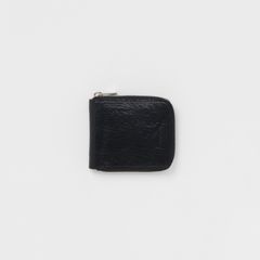 【再販売通知受付可能】Horizontal Zip Purse(BLACK)