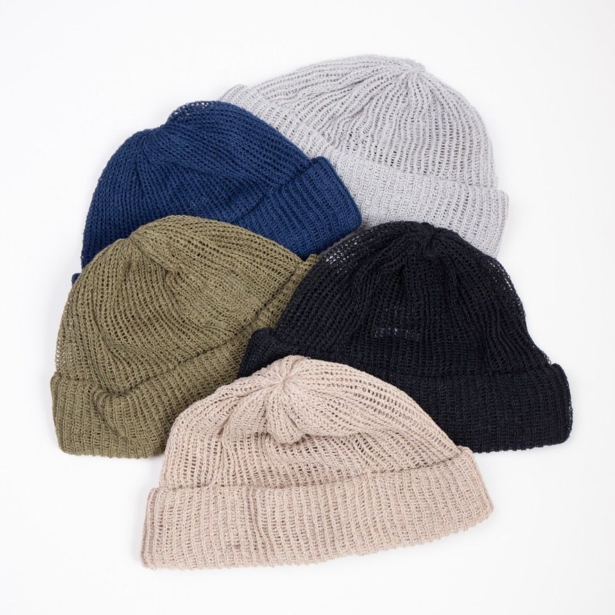 【残り一点】Sheer Mesh Short Knit Cap
