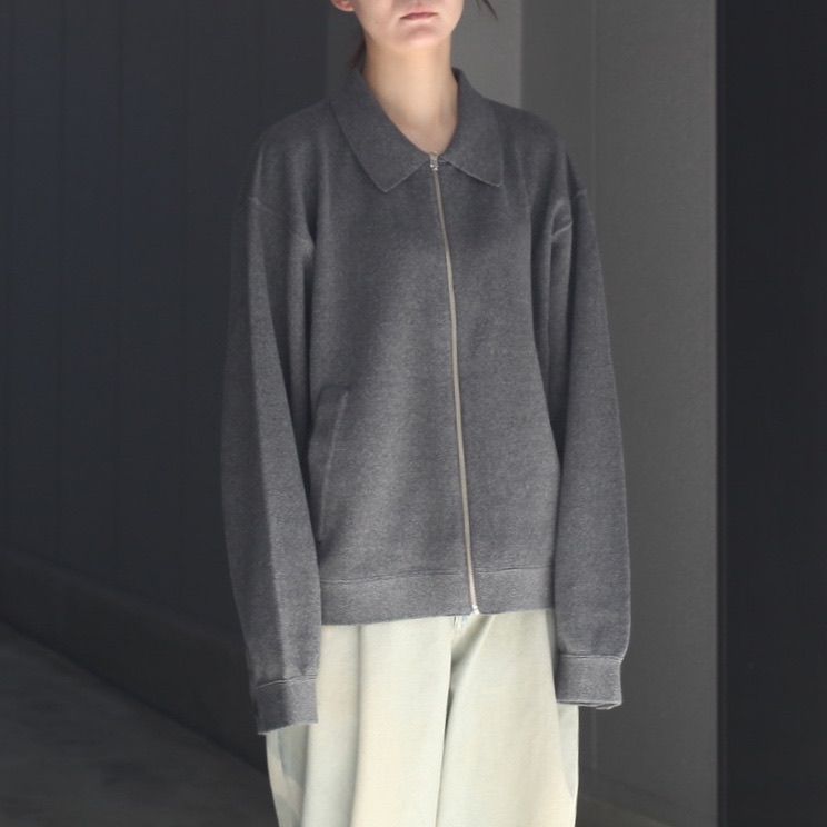 【残り一点】Co/Wo Moss Stitch Zip Blouson