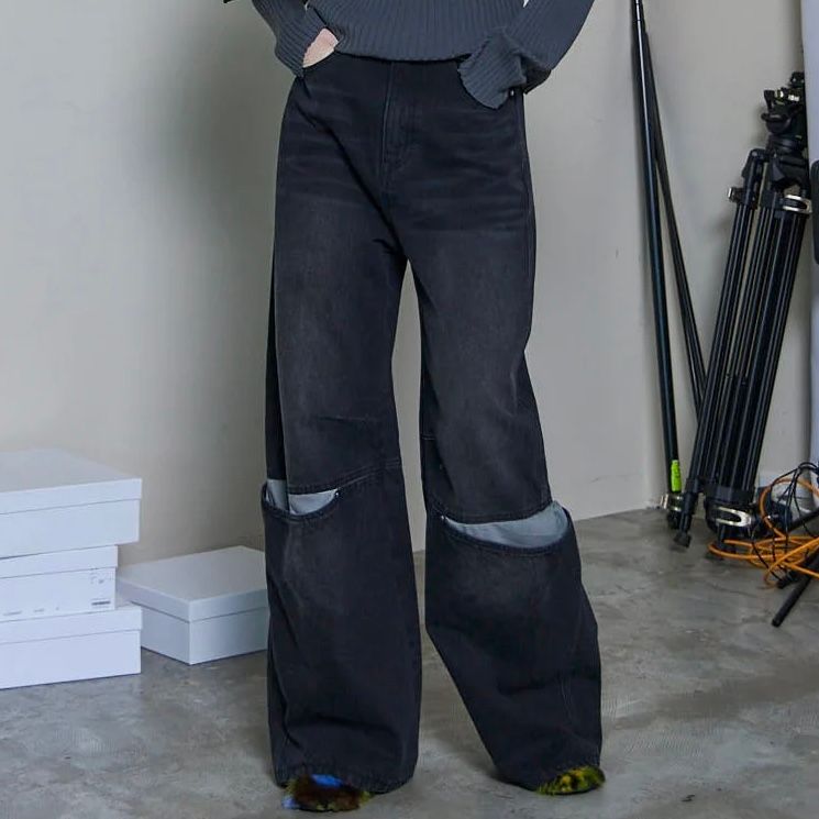【残り一点】Cover Leg Denim Pants