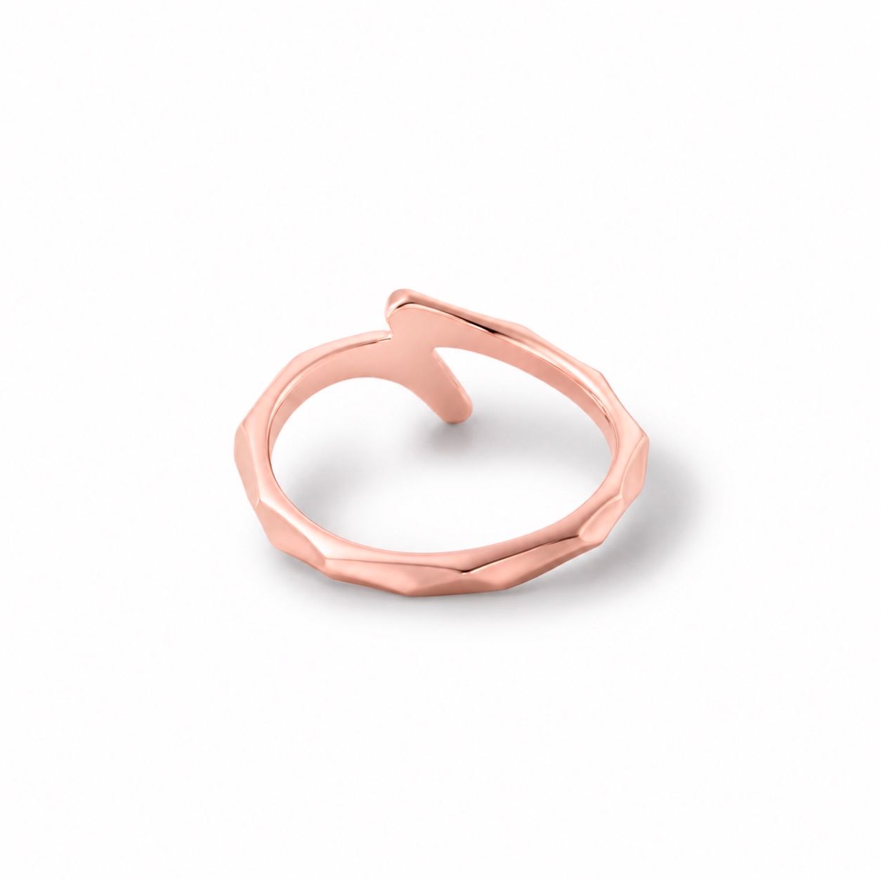 【お取り寄せ注文可能】Broadly V Ring(K18 PINK GOLD)
