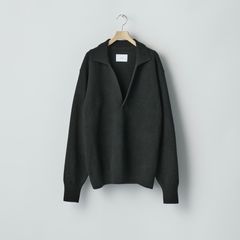 【残りわずか】Extra Fine Wool Knit Skipper LS