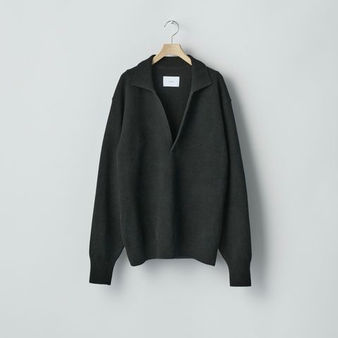 【残り一点】Extra Fine Wool Knit Skipper LS