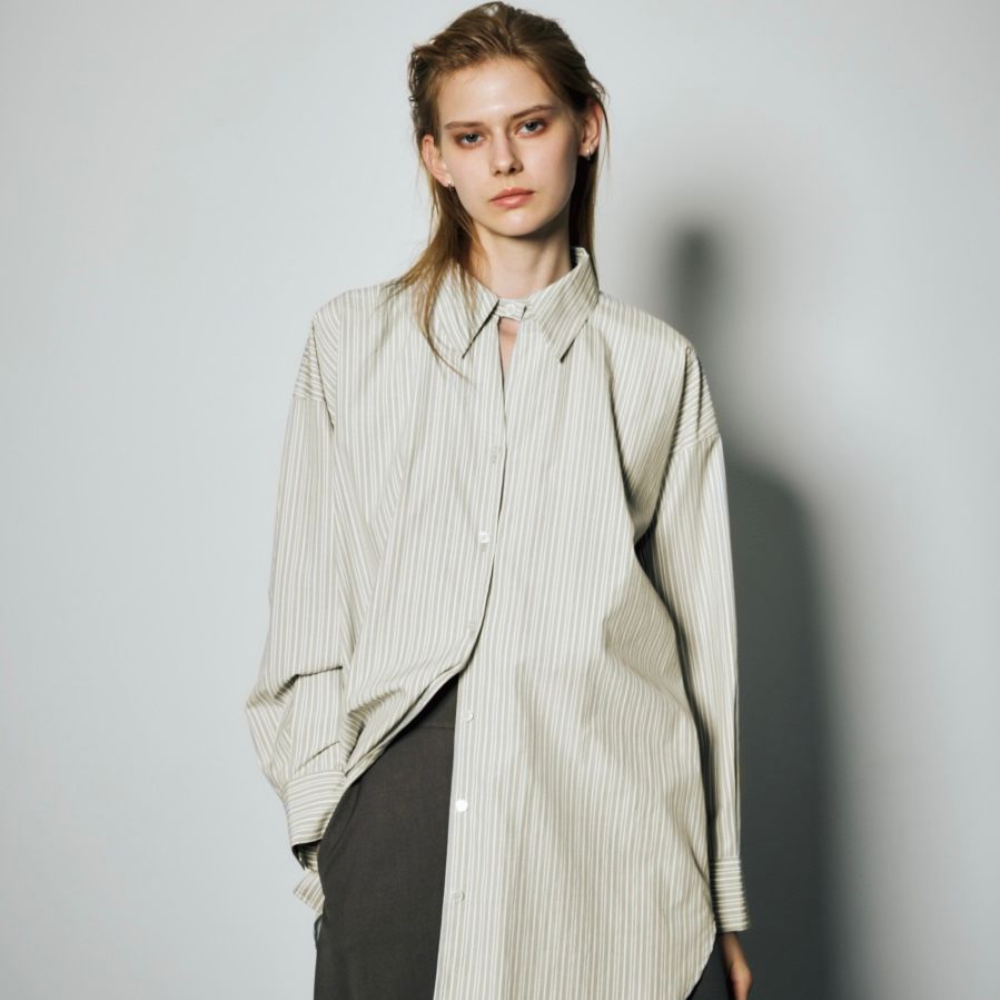 【残り一点】Back Volume Stripe SH