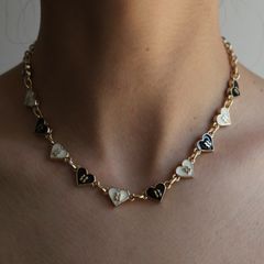 【再販売通知受付可能】Multiple Logo Necklace(GOLD)