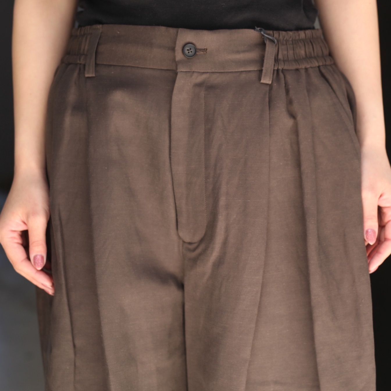 【残り一点】VIS/LI/RA Twill Wide Easy Short Trousers