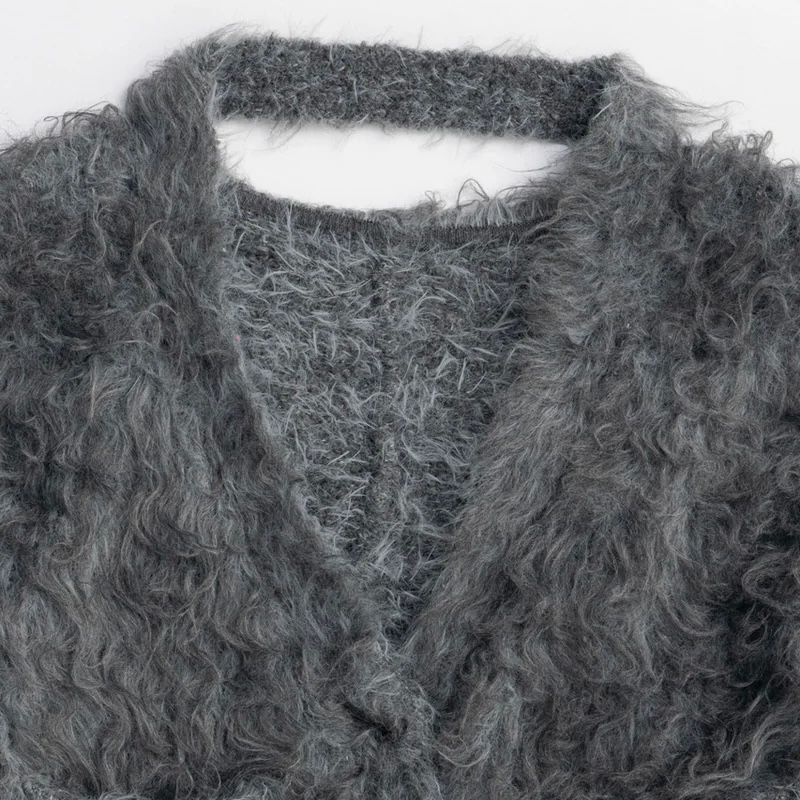【残りわずか】Shaggy Knit Cardigan