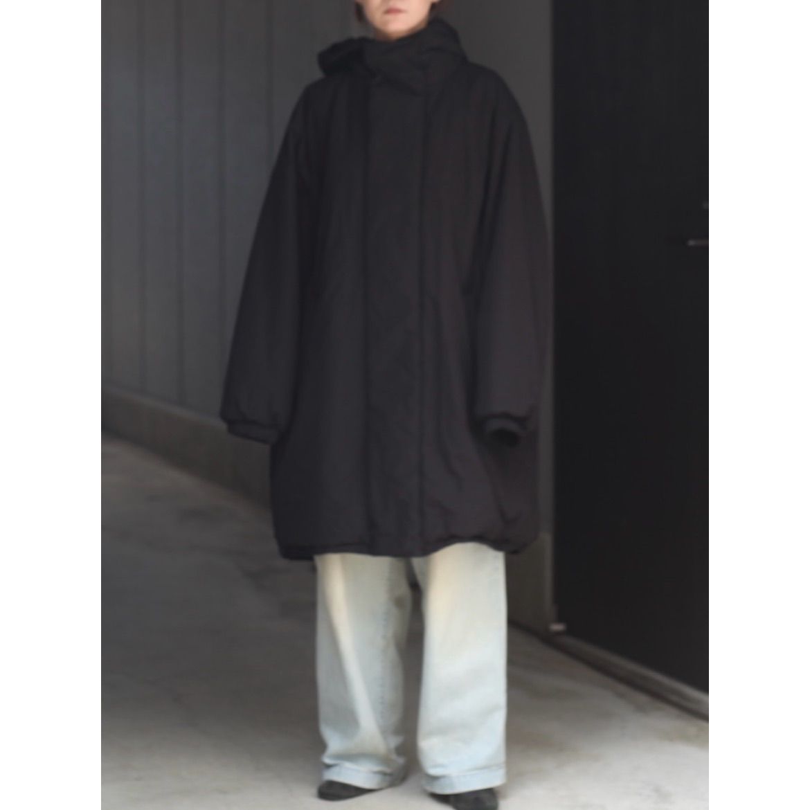 【残りわずか】Oversized Padded Hoody Coat
