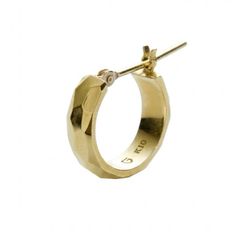 【お取り寄せ注文可能】Crack Round Pierce(K10 YELLOW GOLD)