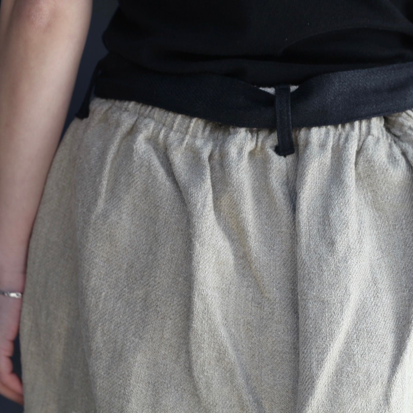 【残り一点】セミウェットリネンショートパンツ