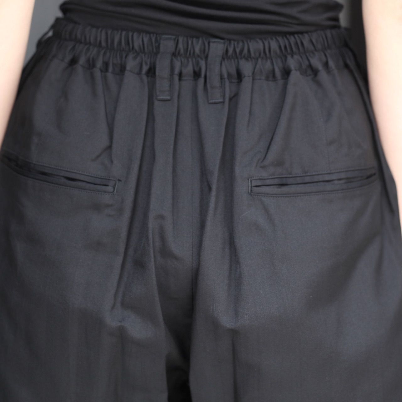 【残りわずか】Silk Cupro Twill Wide Easy Trousers