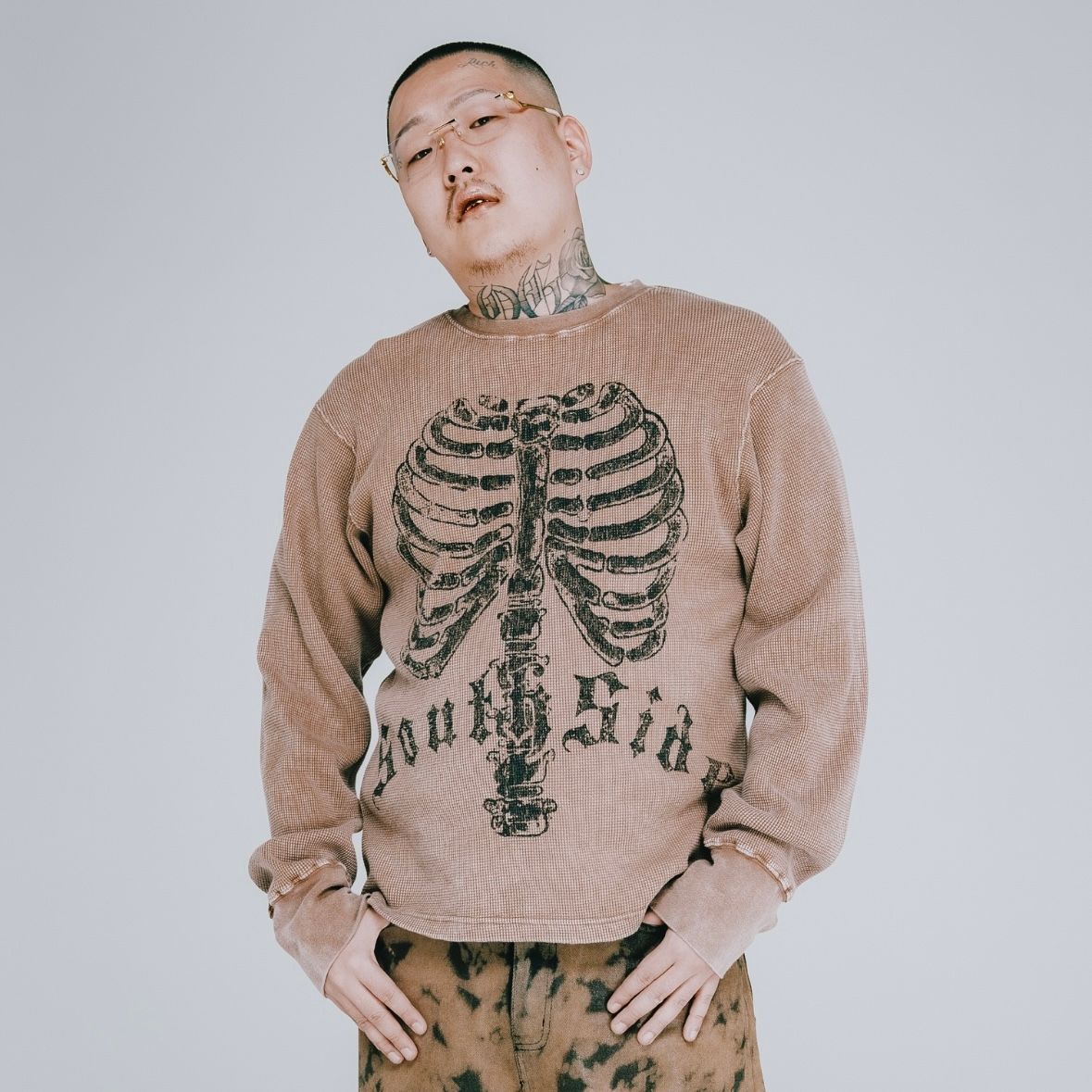 【残り一点】Natural Born Waffle LS Tee