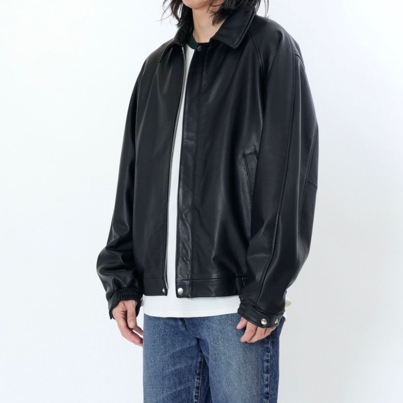 ユニバーサルプロダクツ サイズ1 LEATHER BLOUSON 25SS UNIVERSAL PRODUCTS (ユニバーサルプロダクツ) LEATHER BLOUSON