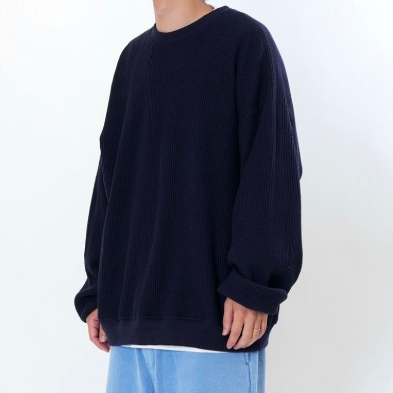 【残り一点】Waffle Crew Neck