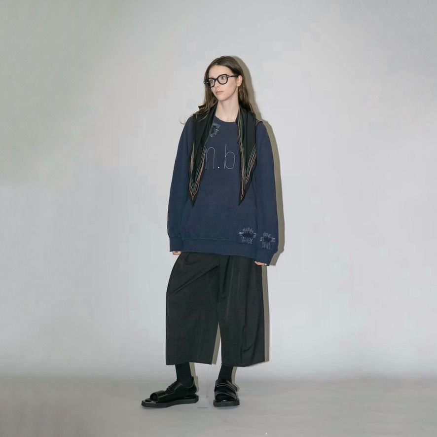 【残り一点】ロゴ刺繍スウェット