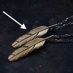 【お取り寄せ注文可能】Feather Center S_Top(10K GOLD)
