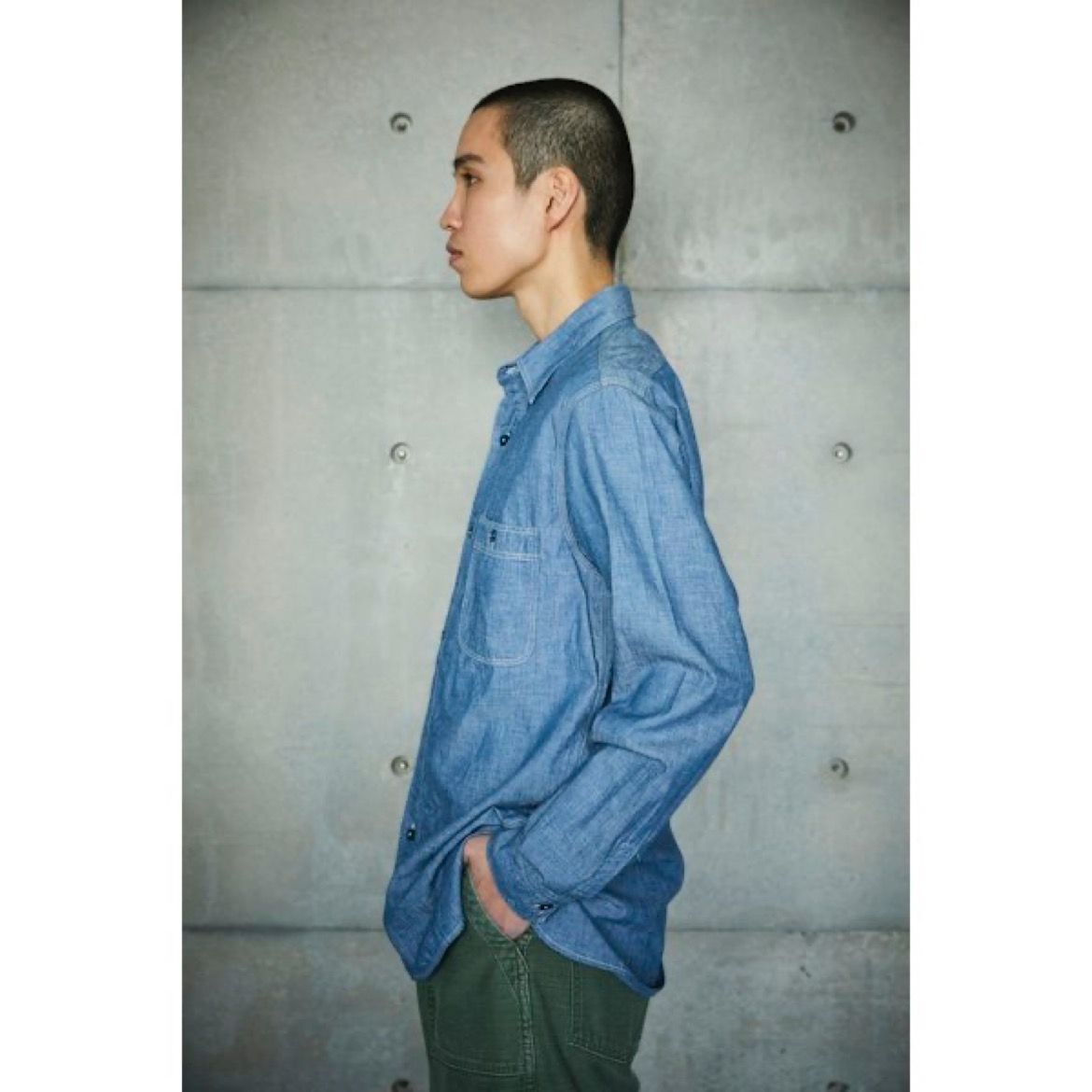 【残りわずか】Chambray Work Shirt