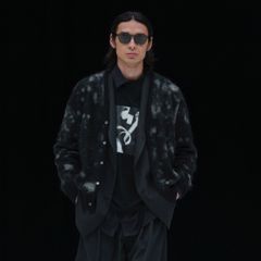 【残り一点】Kid Mohair Jacquard Cardigan