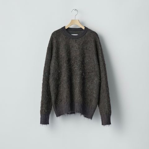 【残りわずか】Kid Mohair Mix Jacquard Knit LS