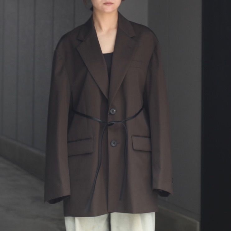 【残り一点】Oversized Single Breasted Long Jacket