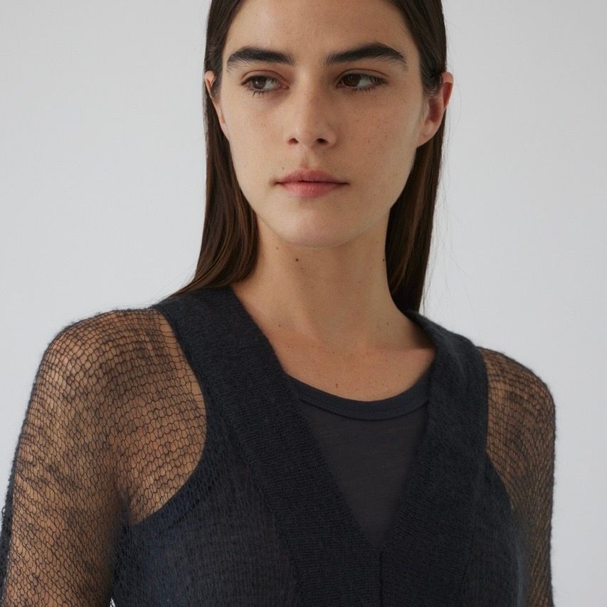 RIM.ARK | Low gauge mohair mix knit (KNITWEAR ) |RIM.ARK