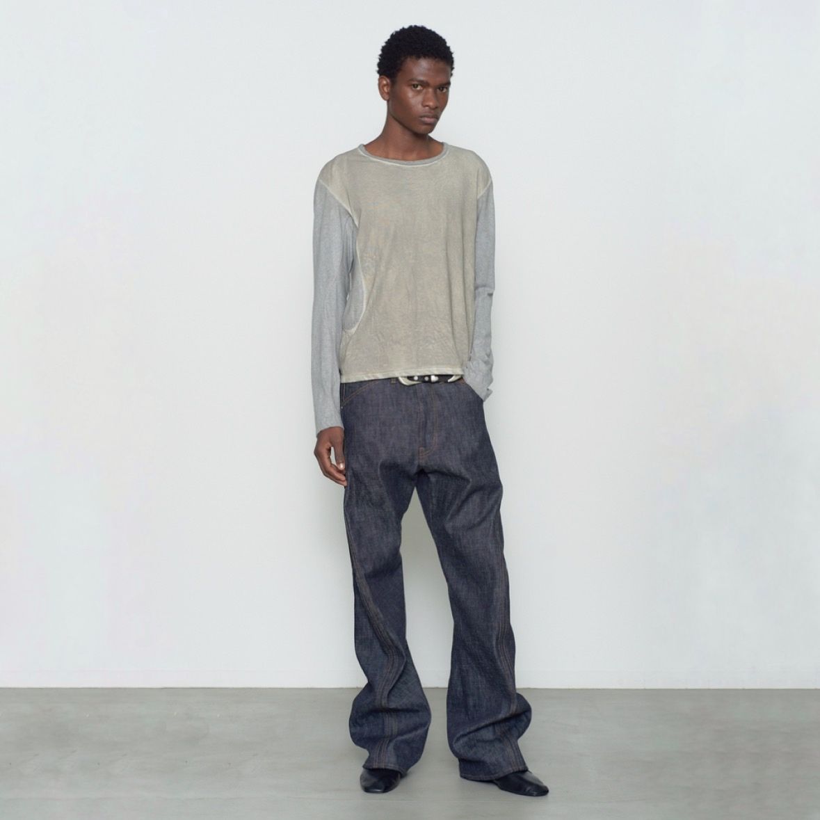 【残り一点】Dirty Dyed Long Sleeve Baseball T-Shirt