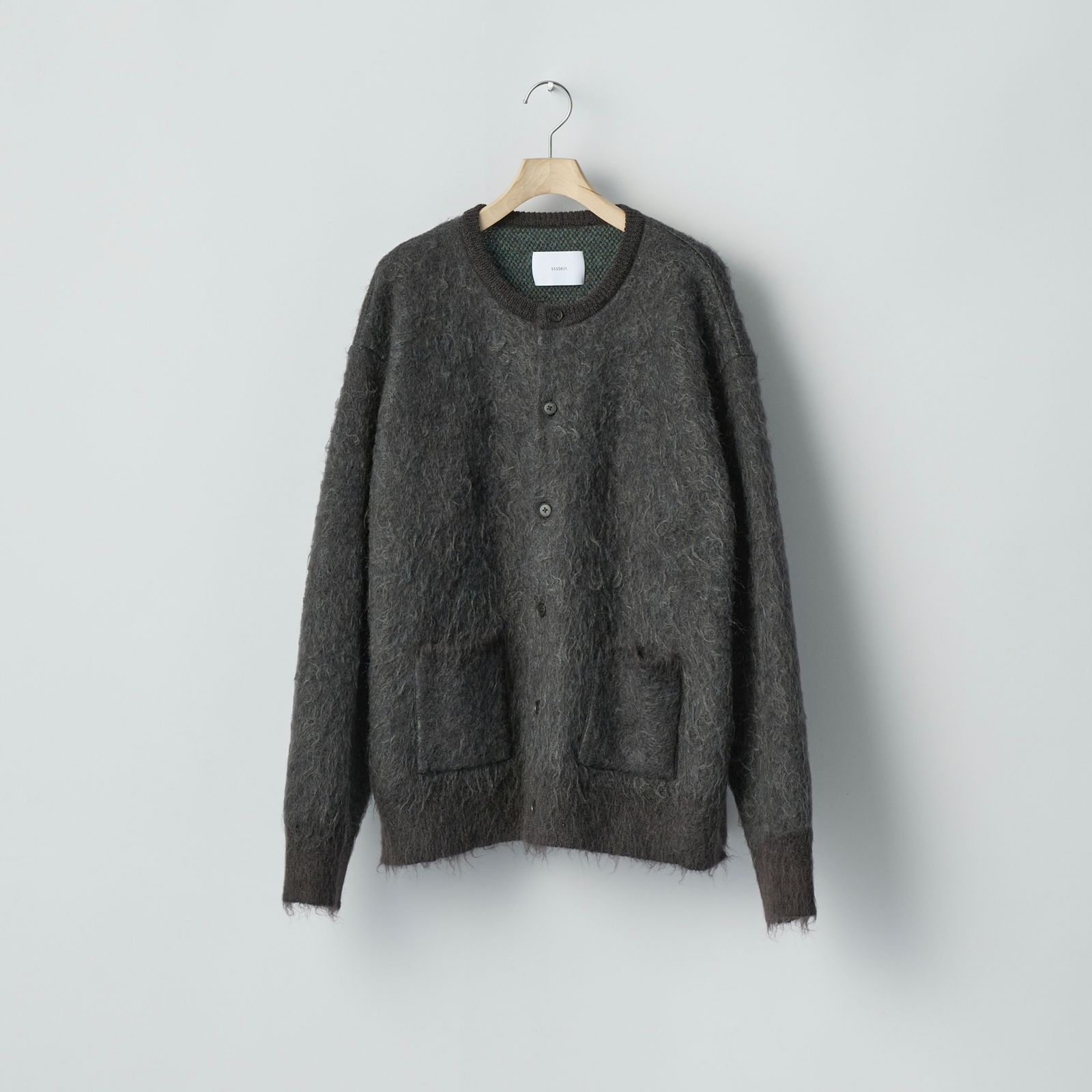 【残りわずか】Kid Mohair Mix Jacquard Knit Cardigan
