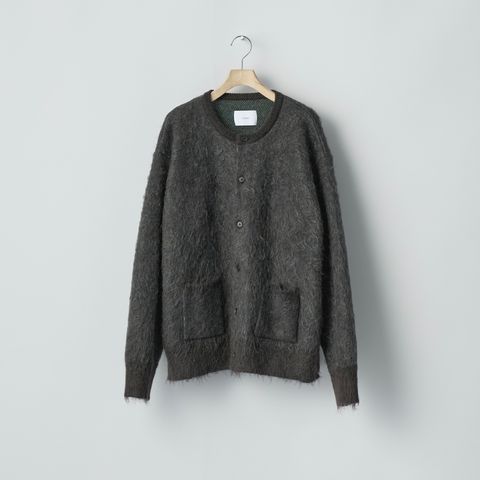 【残りわずか】Kid Mohair Mix Jacquard Knit Cardigan