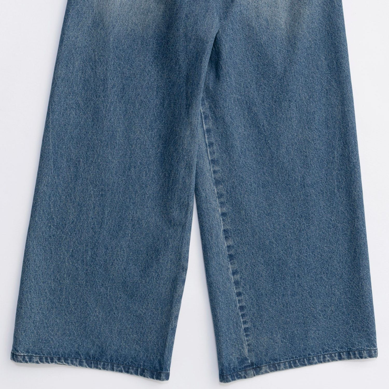 【残り一点】2way Asymmetry Tuck Denim