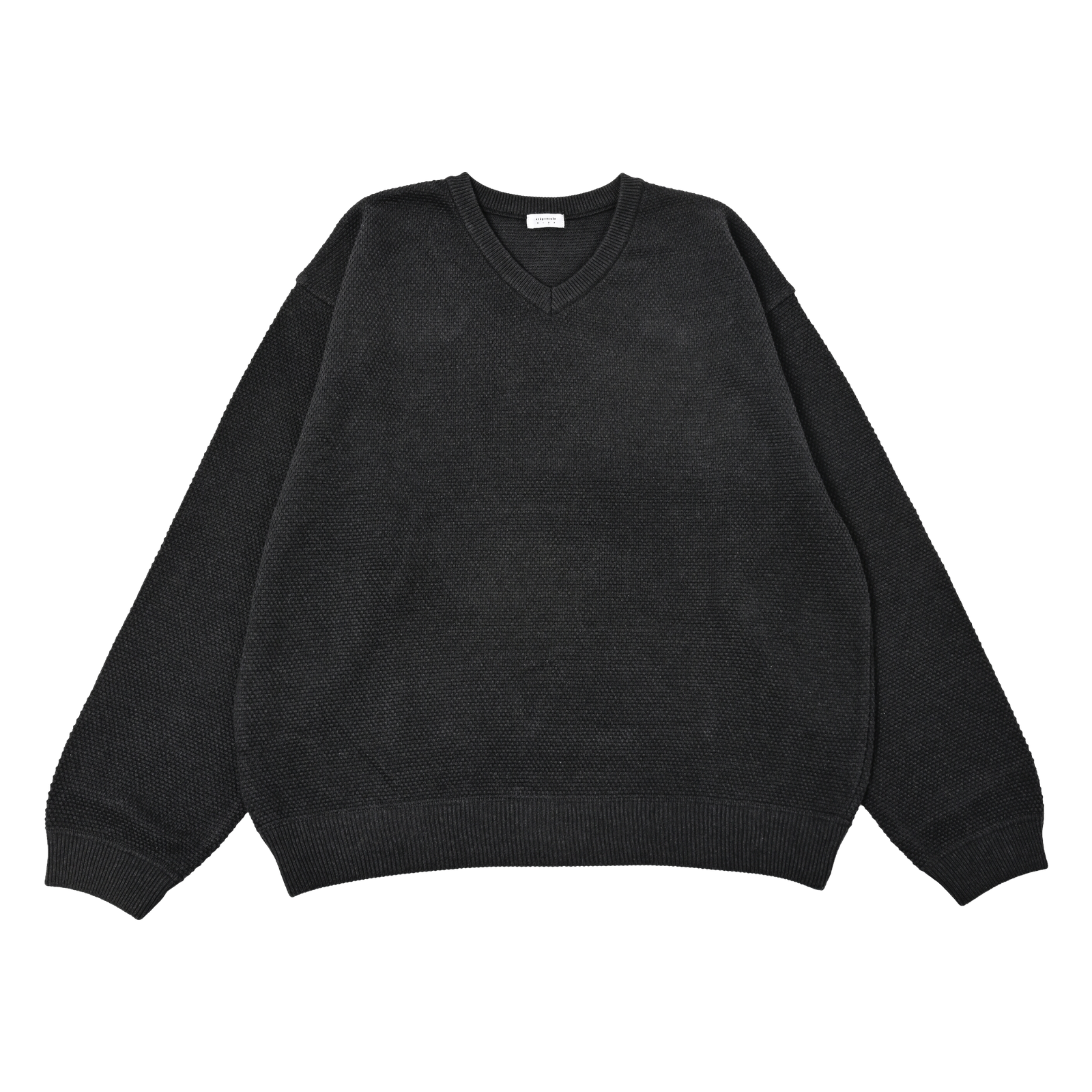 【残り一点】Moss Stitch V Neck PO