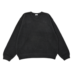 【残り一点】Moss Stitch V Neck PO