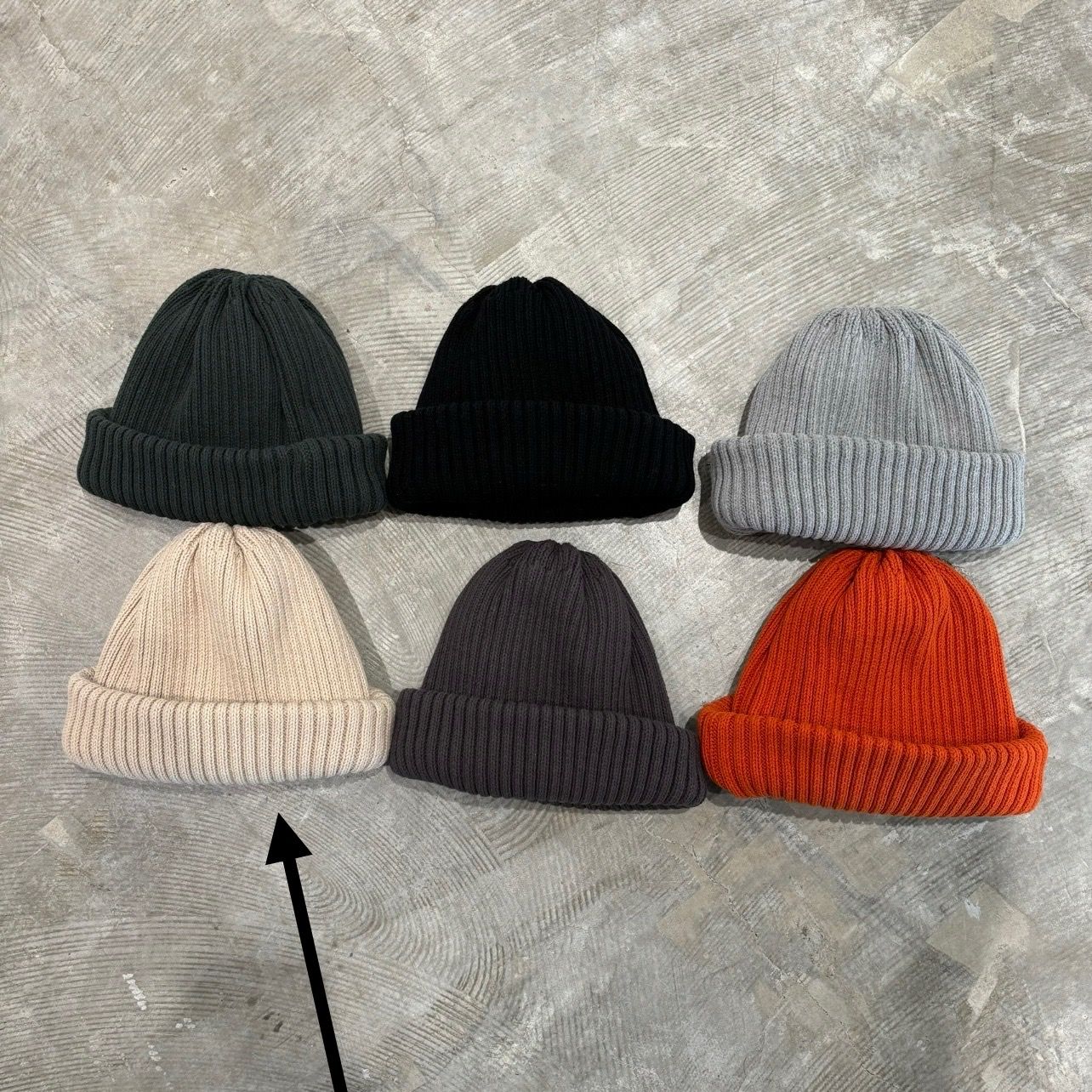 【残りわずか】Knit Cap(BEIGE)