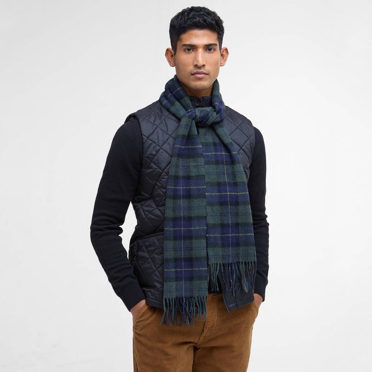 【残り一点】Tartan Lambswool Scarf