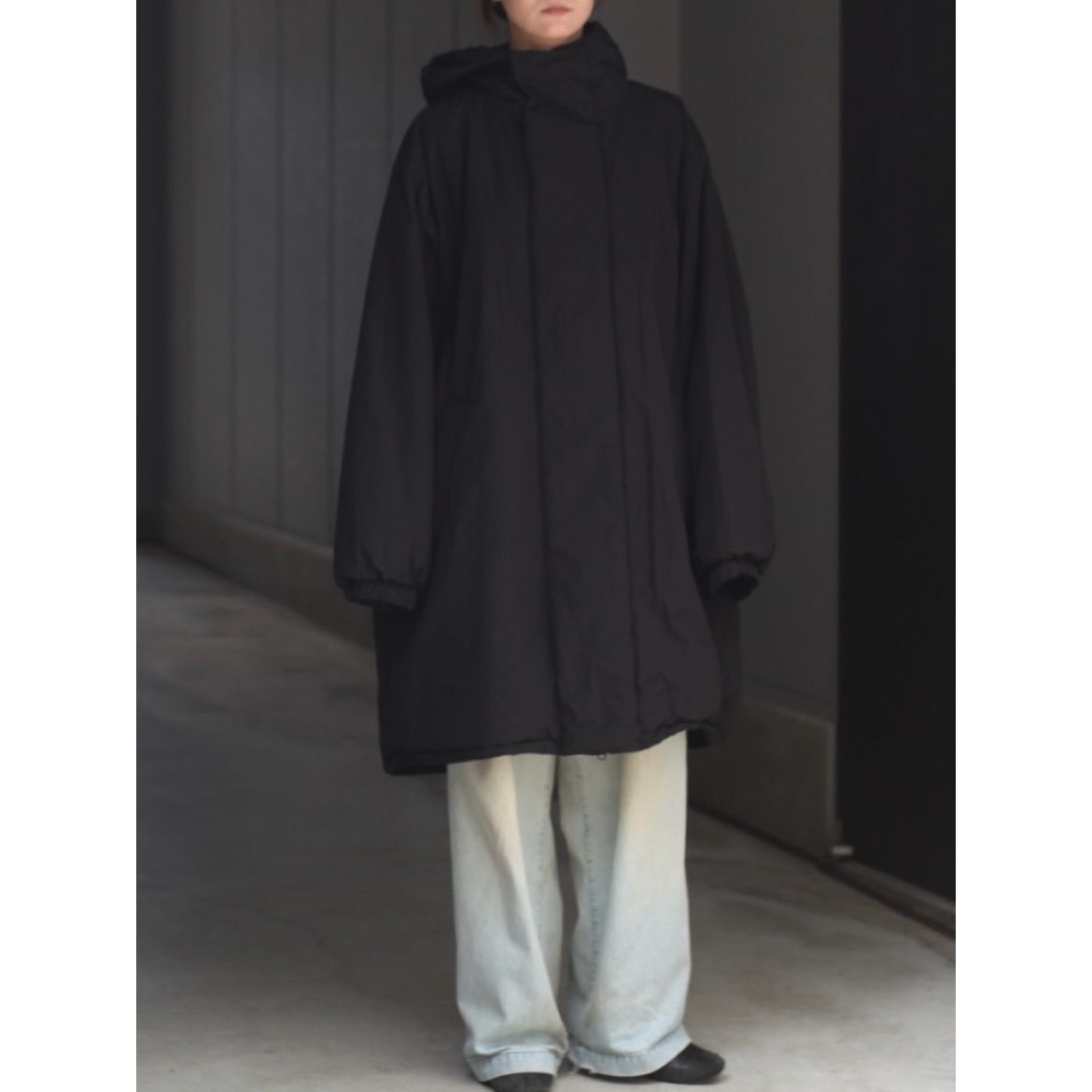 【残りわずか】Oversized Padded Hoody Coat