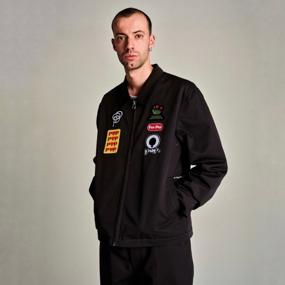 Pop Trading Company - 【残り一点】Full Zip Worker Jacket