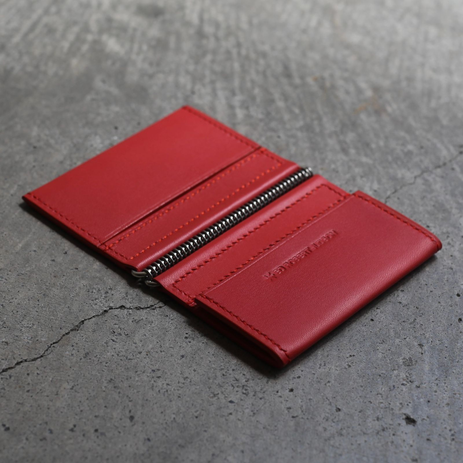 【残り一点】Coil Spring Card Case(HELIX_LAMB)