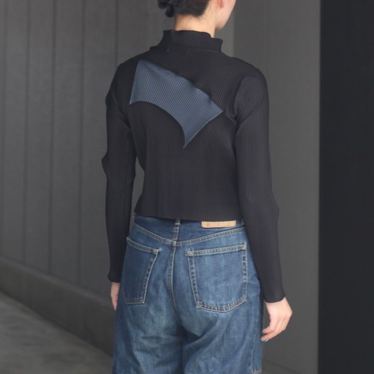 【残り一点】Todo Tiny Wave Top Long Sleeve High Neck