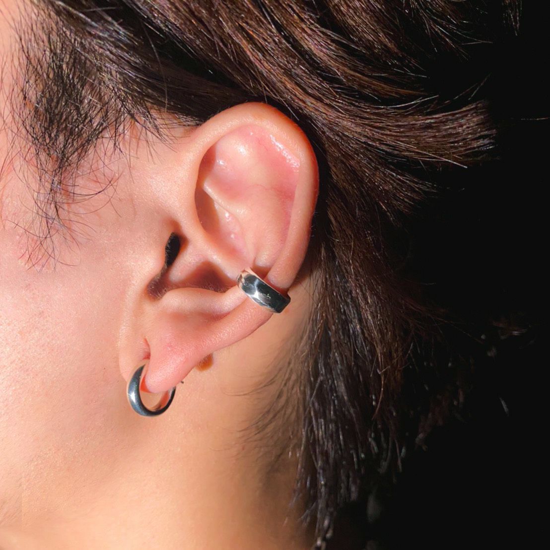 GARNI - 【残りわずか】Crockery Ring Ear Cuff(SILVER 