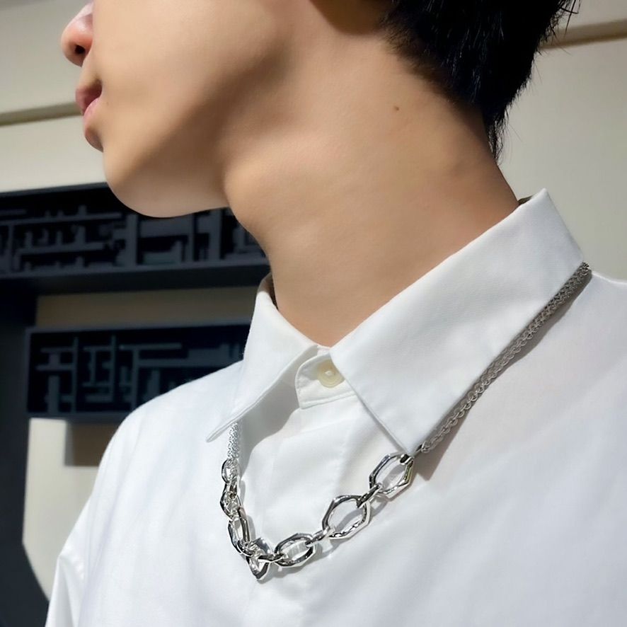 【お取り寄せ注文可能】Crockery Mix Chain Necklace